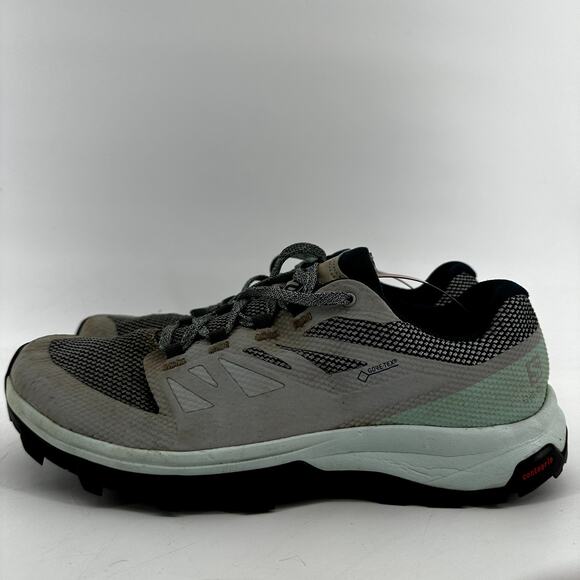 Salomon Outline GTX Gore-Tex Hiking Trail Running Sneakers Shoes Lace Up Blue 9 - Picture 4 of 7
